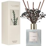 Cocorrína Reed Diffuser Sets - 6.7 oz Fresh Linen Scented Diffuser with 8 Sticks Home Fragrance Essential Oil Reed Diffuser for Bathroom Shelf Decor