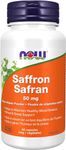 NOW Supplements Saffron Whole Herb 50mg Capsules, 60 Count
