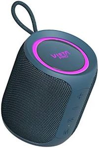 Vieta Pro Haut-Parleur Easy 2 de, avec Bluetooth 5.0, True Wireless, Micro, Radio FM, 12 Heures d'autonomie, résistance à l'eau IPX7 et Bouton Direct vers l'assistant virtuel ; Bleu.