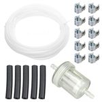 Pulchra 17PCS Diesel Heater Fuel Line Kit Car Air Parking Heater Tube Fuel Hose Line Pipe Filter for Webasto Eberspacher Replacement