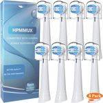 Replacement Toothbrush Heads Compatible with Oral b iO 3/4/5/6/7/8/9/10 Series Electric Toothbrush, Premium Grade US Dupont Bristles, White, 8 Pack