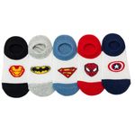 FEIFEI'S BOW 5 Pairs Kids Girls Boys ankle socks spiderman Rich Cotton Low Cut Trainer Socks Breathable Sport Socks infant (Colour 1 (3-5years))