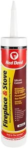 Red Devil Fireplace and Stove Repair Sealant 300 ml, Black