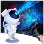 COUNTRYCAM Astronaut Galaxy Star Projector with Remote Control, 360° Adjustable, Auto Timer Nebula Night Light, for Gift, Kids Bedroom, Gaming Room, Home Decoration, Party