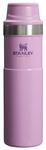 Stanley Classic Trigger Action Travel Mug – Leak Proof + Packable Hot & Cold Thermos – Double Wall Vacuum Insulated Tumbler for Coffee, Tea & Drinks – BPA Free Stainless-Steel, 20 Oz, Lilac