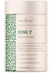 Zinc7 Advanced Daily Zinc Supplement: Multi-System Zinc for Immune System Boost, Sleep, Metabolism, Dental Health & Hormone Balance, 60 Capsules, 50mg zinc