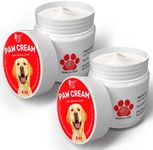 Pet Pull Paw Cream - 2 PK - Dog Paw Protector for Heat, Cold & Rough Surfaces - Paw Moisturizer Balm with Natural Waxes & Oils - Puppy Invisible Boot Soothes, Moisturizes, Protects