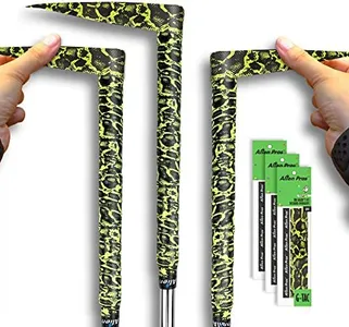 ALIEN PROS Golf Grip Wrapping Tapes (3-Pack) - Innovative Golf Club Grip Solution - Enjoy a Fresh New Grip Feel in Less Than 1 Minute (3-Pack, Jaguar)