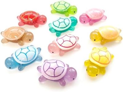 cntjv 10 Pcs Jumbo Large Resin Turtle Figurines Giant Tortoise Animal Toys