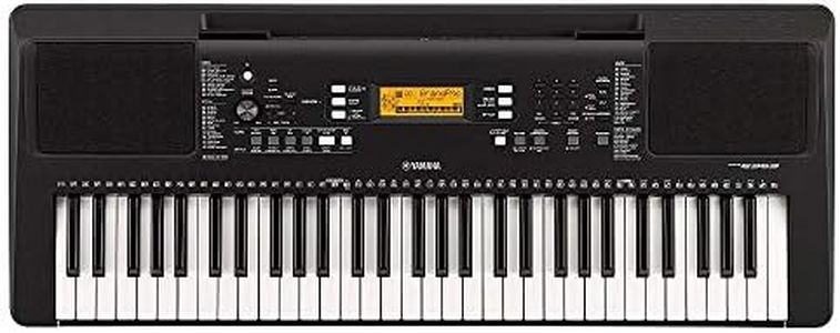 Yamaha PSR-E363 – Clavier électronique avec toucher dynamique – Instrument de musique portable pour débutants exigeants – Noir
