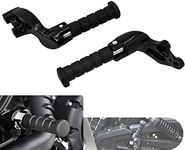 HCmotorku Motorcycle Rear Passenger Foot Pegs Footrest Mount Bracket Fit for Indian Scout 2015-2023 Scout Sixty 2016-2023 Bobber 2018-2023 Gloss Black