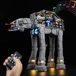 Kyglaring LED Lighting Kit (No Model) - Compatible with Lego-75313 Star Wars at-at Walker Building Blocks Model Set - Only Leds No Brick Set (RC Sound Version)