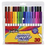 Cra-Z-art Washable Super Tip Markers, 30 Count (10013)