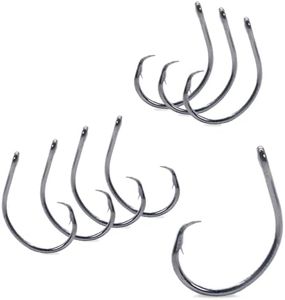 Mustad Demon Perfect Circle, in Line - Black Nickel-Size 2/0 - Pack of 8