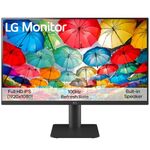 LG 24MS550-B 24 inch IPS FHD (1920x1080) Monitor 100Hz 5ms Reader Mode Tilt/Height Adjustable Stand Built in Speaker Borderless Design OnScreen Control Black Stabilizer DAS Crosshair HDMI Black