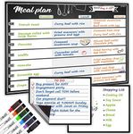 Magnetic Meal Planning Whiteboard -