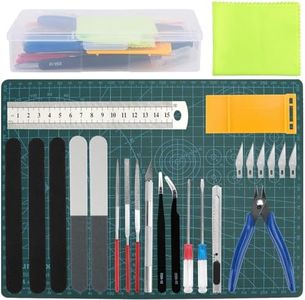 Professional 25PCS Gundam Model Tools Kit Hobby Building Tools Craft Set Gundam Modeler Basic Tools for Basic Model Building, Repairing and Fixing