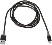 Scosche MA4BY-SP Strikeline USB to Micro-USB Charge & Sync Cable for All Micro-USB Devices 4-ft. in Black/Gray