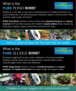 Evolution Aqua Pond Bomb Duo Pack – Water Clarifier Treatment
