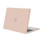 MOSISO Compatible with MacBook Air 13 inch Case M1 A2337 A2179 A1932, Protective Hard Shell Cover Compatible for MacBook Air M1 Case 13.3 inch 2021 2020 2019 2018 Retina Touch ID, Camel