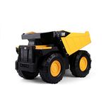 CAT Construction Toys, 20" Mighty Steel Dump Truck - Sturdy Steel & Plastic Construction - Real Working Dump Bin - Ideal for 3+ Yr Olds -Built to Last