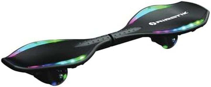 Razor RipStik Ripster Lightshow – Light Up Two Wheel Caster Board with 360-degreeCasters, Compact and Lightweight, for Kids and Teens