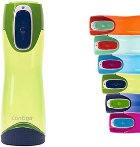 Contigo Swish Autoseal Water Bottle, Large BPA Free Drinking Bottle, Leakproof Gym Bottle, Ideal for Sports, Running, Bike, Running, Hiking, 500 ml, Citron