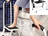 Non Slip Safety Step Stool Bath Kitchen Caravan Mobility Aid Handrail Platform Support