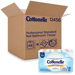 Kleenex Cottonelle Ultrasoft Bulk Toilet Paper (12456), Standard Toilet Paper Rolls, 48 Rolls/Case (4 Packs of 12)