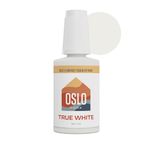 Oslo Home Touch Up Paint, 28 g Real White Matte Surface, Bottle Brush, Quick Drying, Self-priming, for Rental and Home Repairs, Walls, Decorations, Kitchen Cabinets, Furniture, Shutters and More