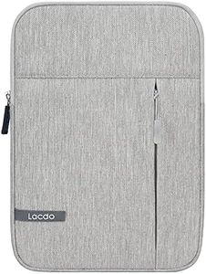 Lacdo Tablet Sleeve Case for 11 inch iPad Pro M4 | 11 inch iPad Air M2 | 10.9 inch iPad | 10.2 inch iPad | 10.9" iPad Air 5 4 | 10.5" iPad Pro | 9.7" iPad | 11 inch Galaxy Tab A9+ Protective Bag, Gray