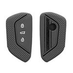 kwmobile Silicone Key Fob Cover Compatible with VW Golf 8 3 Button Car Key