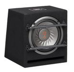 JBL BASSPRO8-8" (20cm) Compact Powered Subwoofer System with 100W RMS Class D Amplifier, Remote Bass Controller Included. Oversized Protection Bars. Bass EQ Control with posibility of 9dB Boost.