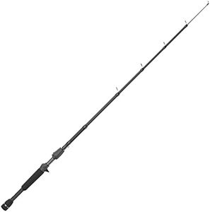 Quantum Embark Telescopic Casting Rod, 18-Inch to 6-Foot 6-Inch Telescopic Fishing Rod, IM6 Graphite Rod, Solid Glass Tip, Durable EVA Handle, Black