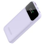 Power Bank 10000mAh Mobile Phone Portable Charger, Powerbank with USB 1.5A Outputs and USB C Input Compatible with Samsung, Huawei, 18W phone charger power bank charging, Purple