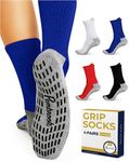 Pembrook 4 Pairs Crew Non Slip Sock