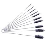 DZT1968 Household Pipe Bong Cleaner Glass Tube Flexible Bendable Cleaning Bottle Brushes -Set of 10