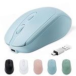 Quntee Bluetooth Wireless Mouse Rechargeable USB C for MacBook Pro/Air/Computer, Bluetooth Type C Wireless Silent Mouse for Mac/PC/Tablet/Laptop/Windows/Android- Ergonomic Wireless Mouse