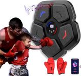 Smart Music Boxing Machine, FINCOME Boxing Equipment with, 9 Levels Speed & Volume 3 Modes, Wall Boxing Music Machine for Adults Kids Training Indoor Home Workout Machine