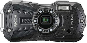 RICOH Waterproof Digital Camera WG-60 Black 14m Withstand Shock 1.6m Cold -10 BK 03825