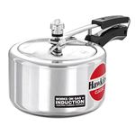 Hawkins Classic 3 Litre Inner Lid Aluminium Pressure Cooker, Induction Cooker, Wide Design Pan Cooker, Best Cooker, Silver (ICL3W)