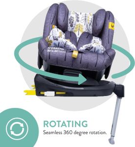 Cosatto Rotate 360 Car Seat – Fika Forest, Swivel Baby Seat
