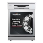 Hafele Aqua Chrome Dishwasher |13 Place Settings |Upto 70 Utensils |Designed for Indian Kitchens |Free-Standing |Hygienic & High-Performance Cleaning |Premium Stainless Steel Finish |5-Year Warranty