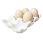 Bealuffe Ceramic Egg Holder Egg Tra