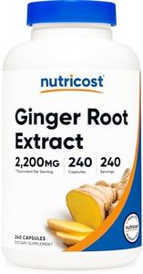Nutricost Ginger Root Extract 550mg, 240 Capsules
