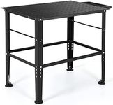 YITAHOME Welding Table, 36" x 24" Welding Table Top with 5/8" Holes, 0.12" Thick Fabrication Table, 1320lb Load Capacity Metal Workbench, Heavy Duty Carbon Steel Weld Table for Welding Sawing