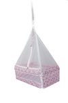 U2CUTE® Baby Cradles ! Baby JHOOLA ! JHOOLA ! Hanging Swing Cradle Mosquito Net and Spring | 0-12 Months| (70 x 50 x 145 cm. Hot Deal Wholesale Price Box Cradle (Pink)