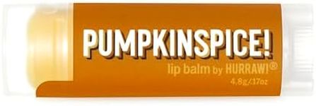 Hurraw! Pumpkin Spice Lip Balm: Organic, Certified Vegan, Cruelty and Gluten Free. Non-GMO, 100% Natural Ingredients. Bee, Shea, Soy and Palm Free. Made in USA