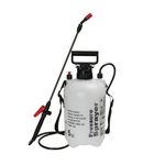 My Garden Sprayer Pump 5 Litre Weed Killer Pressure Sprayer Pump Action High Pressure Long Reach Sprayer Ideal For Spraying Water Fertiliser Herbicides Pesticides Preservative & Detergent