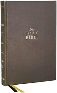 KJV Holy Bible with Apocrypha and 73,000 Center-Column Cross References, Hardcover, Red Letter, Comfort Print: King James Version